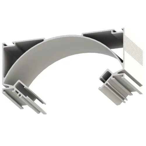 Profile łukowe z oświetleniem LED