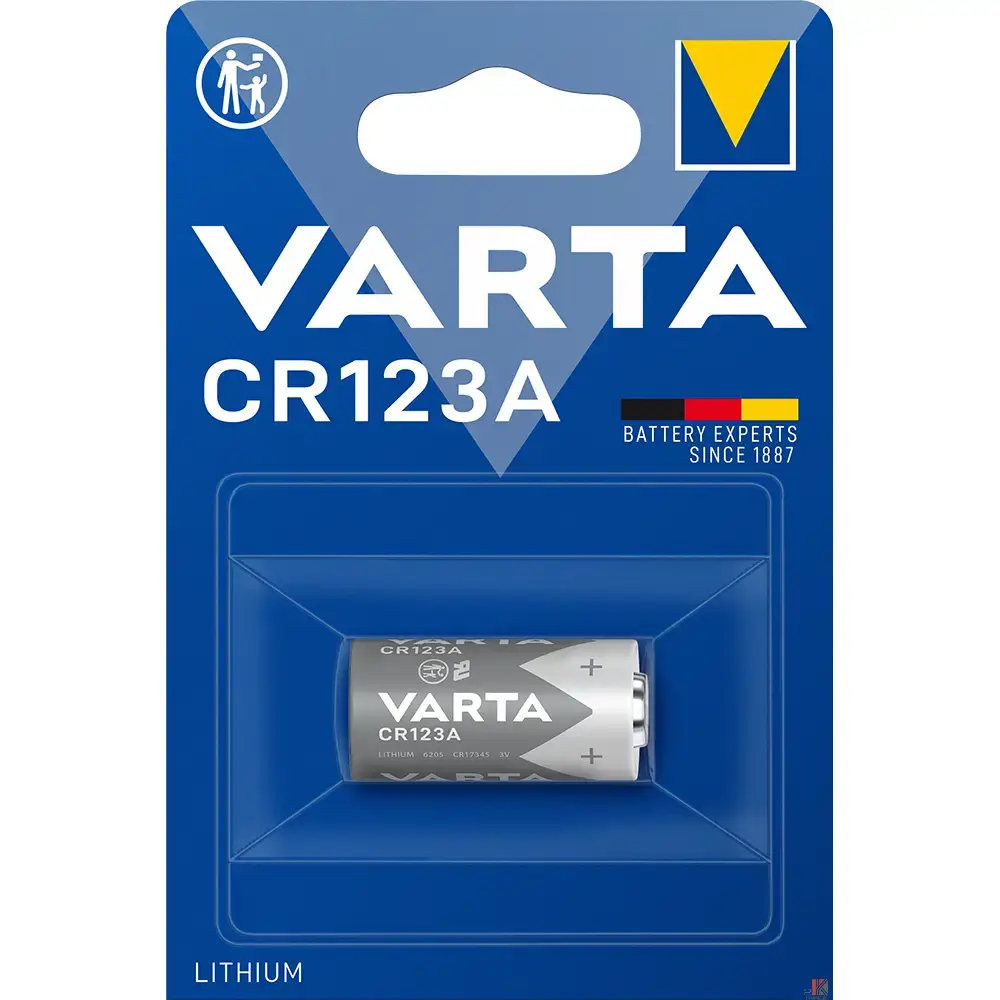 Varta Lithiumbatterie CR123