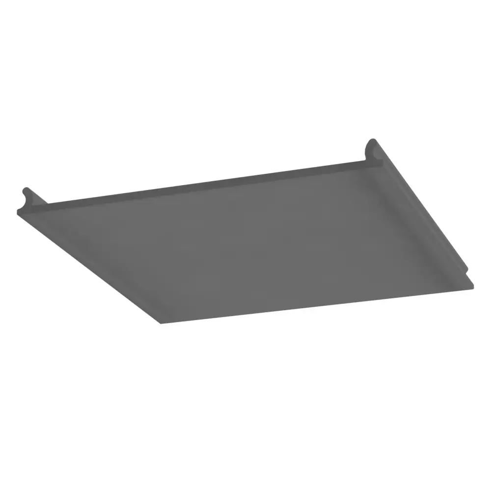 Czarny, twardy klosz do profilu LED GAMMA 50