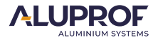 Logo Aluprof: systemy aluminiowe